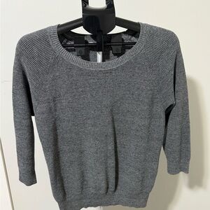 Madewell Charcoal Crew Neck Sweater Size L